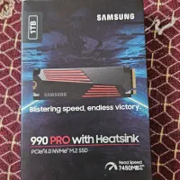 هارد ssd 990 pro 1tb هیتسینک آکبند