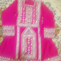 خیاطی گندم دوخت لباس بلوچی