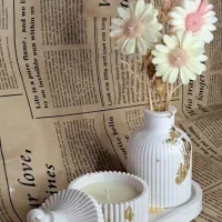 گیفت شمع گل بابونه حراج