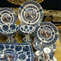 سرویس پذیرایی و غذا خوری شش نفره لیلی|ظروف سرو و پذیرایی|تهران, اختیاریه|دیوار