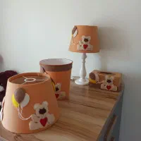 سطل و جادستمالی لوستر و آباژور