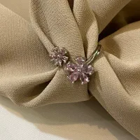 انگشتر گل صورتی حذاب