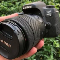 کانن 77D با لنز 18-135 در حد نو