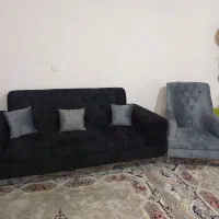 مبل نیم ست ۴نفره|مبلمان خانگی و میز عسلی|چالوس, |دیوار