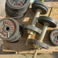 دمبل ۲۰ کیلویی متقیر|تجهیزات ورزشی|کوچصفهان, |دیوار