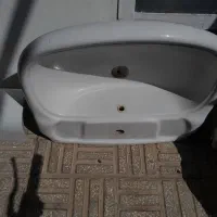 روشویی  سالم سفید با پایه