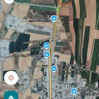 2200 متر زمین روی جاده اصلی در قلعه