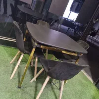 میز و صندلی (60 عدد صندلی زین اسبی و میز ۱۵ عدد)