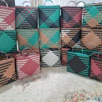 سبد دست بافت و سنتی در طرح و رنگ دلخواه