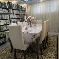 میز ناهار خوری سفارشی سازی چوب|میز و صندلی غذاخوری|اندیشه, اندیشه فاز ۳|دیوار