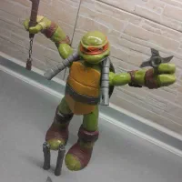 اکشن فیگور نینجا ۳۰ سانت تمام مفصل با لوازم در حد