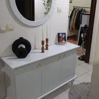 آینه کنسول میز تلوزیون  با ارسال رایگان در هشتگرد|بوفه، ویترین، کنسول|هشتگرد, شهرک راه آهن|دیوار