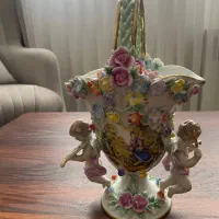 سبد گل چینی ایتالیایی