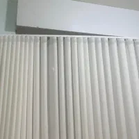 پرده حریر سفید