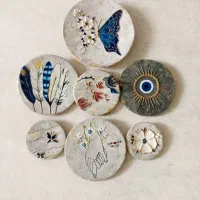 دیوارکوب سفالی
