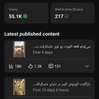 فروش اکانت یوتوب با 10.8K سابسکرایبر