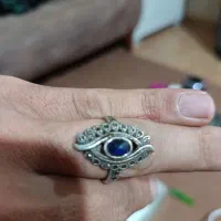 انگشتر نقره زنانه یاقوت کبود|زیورآلات و اکسسوری|پاکدشت, پاکدشت (مامازند)|دیوار