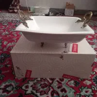 ظرف میوه خوری باپایه ها و دسته پیوتر (مارک دالتون)