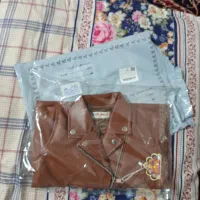 کاپشن چرم داخل خز سایز ۵۵