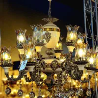 لوسترلاکچری مخصوص خانه‌های باکلاسِ مشهدی تابش فروز|لوستر و چراغ آویز|مشهد, خین عرب|دیوار