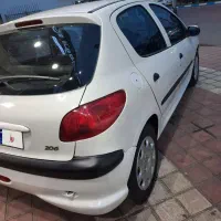 206 تیپ 2 سفید مدل 89 درجه یک تمیز|خودرو سواری و وانت|خشکبیجار, |دیوار