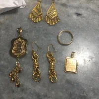گوشواره،اویز توگردنی طلا