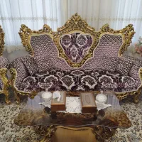 مبل استیل با ناهار خوری ۶ نفره