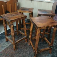 میز و صندلی چوبی