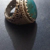 انگشتر فیروزه اصل نیشابور زنده