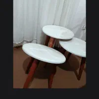 گل میز  سه تای  تمیز