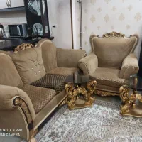 مبل هفت نفره راحتی با سه عدد میز نو بفروش میرسد|مبلمان خانگی و میز عسلی|اصفهان, سرشبادران|دیوار
