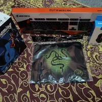 ست گیمینگ کیبورد، موس ،موس پد، هدفون