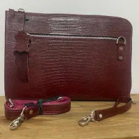 فولدر چرم طبیعی|کیف، کفش، کمربند|باقرشهر, |دیوار