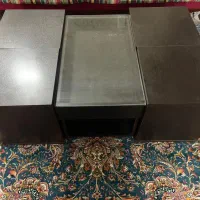 میز عسلی همراه ۴ عدد جلو مبلی