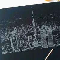 اسکرچ بورد یا نقاشی خراشیدنی اسکراچ برد