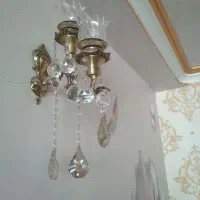 2 عدد برنز دیوار کوب