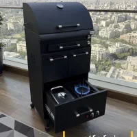 کبابپز کشویی پلوپز سرخ کن (* شرکت باربیکیو تاج *)