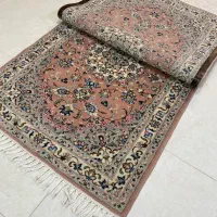جفت زرونیم اردکان درحدنو زمینه گلبهی|فرش|همدان, |دیوار