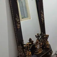 اینه و کنسول.بوفه و ساعت