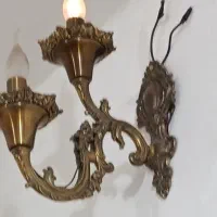 لوستر و چراغ خواب برنز