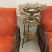 ظرف میوه کنار مبلی جنس برنز