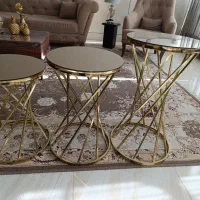 آینه شمعدان.میزعسلی سه تکه مدل پیچ.سینماخانواده