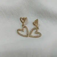 گوشواره آویز قلب|بدلیجات|قم, الغدیر|دیوار