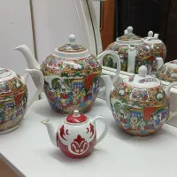 ظروف سروپذیرای قوری مرغی در3سایزقوری انگوری، سایز