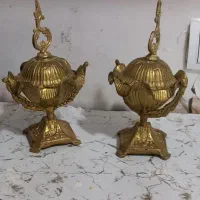 قندان برنجی|ظروف سرو و پذیرایی|پاکدشت, شهرک انقلاب|دیوار