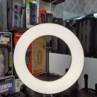 رینگ لایت پر قدرت حرفه ای + سه پایه (70 وات)|دوربین عکاسی و فیلم‌برداری|کرج, ساسانی (قلمستان)|دیوار