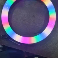 رینگ لایت آکبند قطر ۲۶ RGB|دوربین عکاسی و فیلم‌برداری|فریدون‌کنار, |دیوار