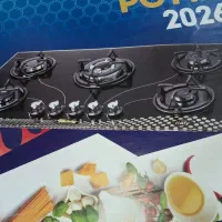 گاز رومیزی شیشه ای سکوریت ۵ شعله برند Sensiz آکبند