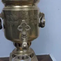 سماور برنجی روسی|کلکسیون اشیاء عتیقه|ری, ظهیرآباد|دیوار