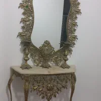 آینه کنسول طرح برنز|بوفه، ویترین، کنسول|کرمانشاه, |دیوار